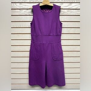 Banana Republic Vibrant Purple Midi Dress
